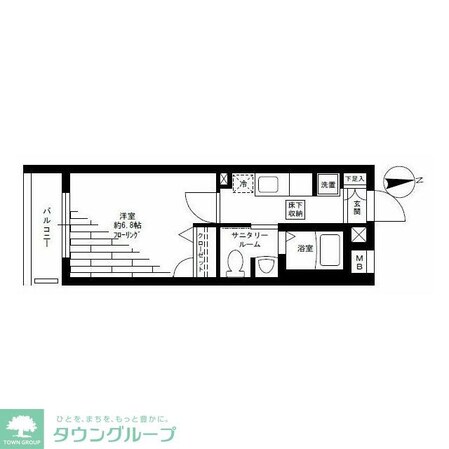 アルテールA棟の物件間取画像